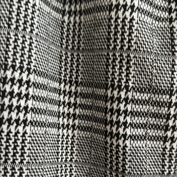 Gray Plaid Pants with Black Stripe - Picture 3 of 4